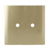 Placa p/ 2 Furos 4x4 - Novara Dourado